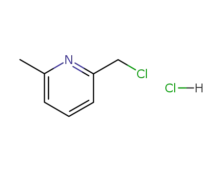 Molecular Structure of 3099-30-7 (6-chloromethyl-2-methylpyridinium chloride)