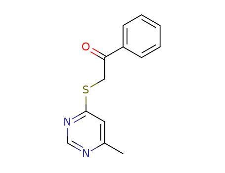 Ethanone, 2-[(6-methyl-4-pyrimidinyl)thio]-1-phenyl-