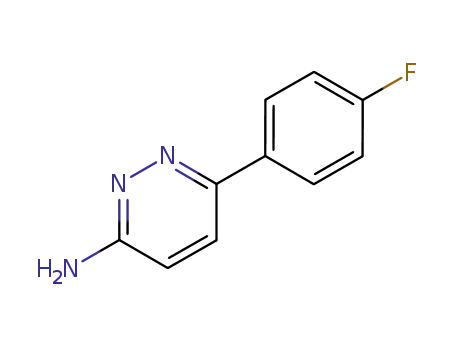 Molecular Structure of 105538-07-6 (3-AMINO-6-(4-FLUOROPHENYL)PYRIDAZINE)