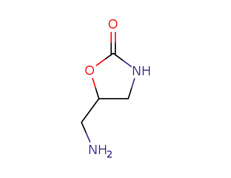 Molecular Structure of 119736-09-3 (5-AMinoMethyl-2-oxazolidinone)