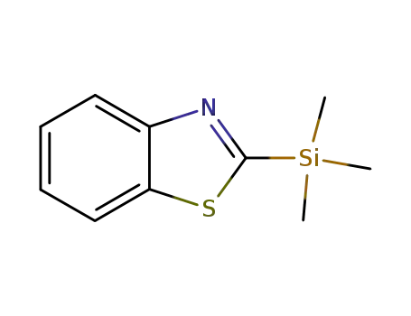Molecular Structure of 32137-73-8 (2-(TRIMETHYLSILYL)BENZOTHIAZOLE)