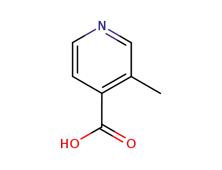 Molecular Structure of 4021-12-9 (3-METHYL-4-PYRIDINECARBOXYLIC ACID)