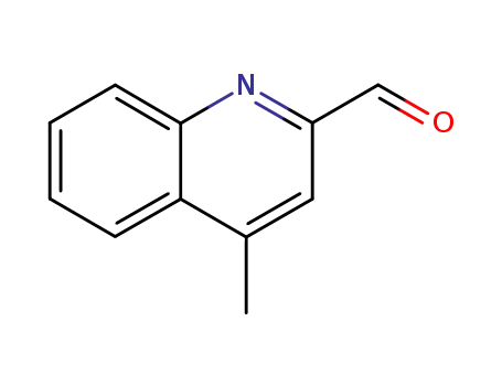 Molecular Structure of 40105-30-4 (4-METHYQUINOLINE-2-CARBOXALDEHYDE)