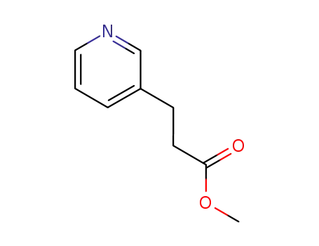 Molecular Structure of 84199-98-4 (METHYL 3-(3-PYRIDYL)PROPIONATE)