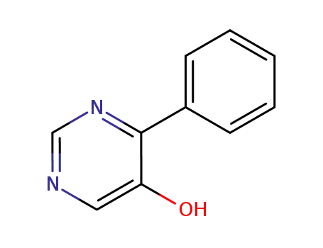 Molecular Structure of 88070-43-3 (5-Pyrimidinol, 4-phenyl-)