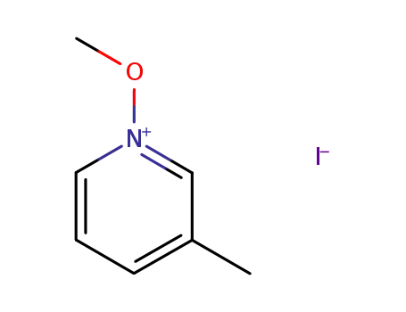 Molecular Structure of 86488-30-4 (Pyridinium, 1-methoxy-3-methyl-, iodide (1:1))