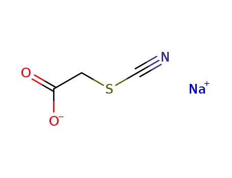 Molecular Structure of 63906-52-5 (Thiocyanatoacetic acid sodium salt)