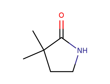 Molecular Structure of 4831-43-0 (3,3-Dimethyl-2-pyrrolidinone)