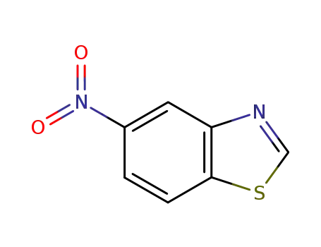 Molecular Structure of 2942-07-6 (5-nitrobenzothiazole)