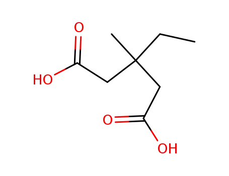 Molecular Structure of 5345-01-7 (3-ETHYL-3-METHYLGLUTARIC ACID)