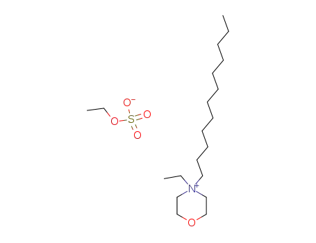 Molecular Structure of 79863-58-4 (4-dodecyl-4-ethylmorpholinium ethyl sulphate)