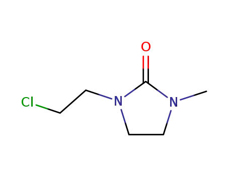 Molecular Structure of 3363-69-7 (2-Imidazolidinone, 1-(2-chloroethyl)-3-methyl-)