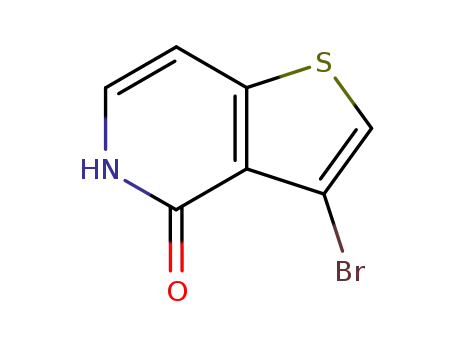 Molecular Structure of 799293-83-7 (3-broMo-4H,5H-thieno[3,2-c]pyridin-4-one)