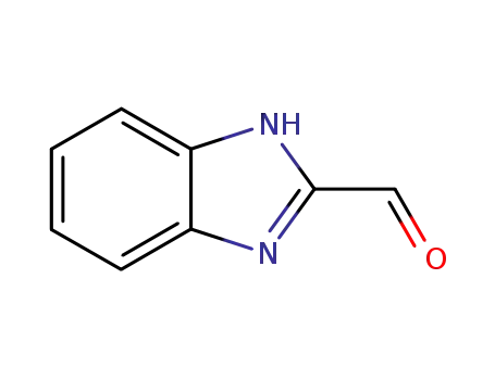 Molecular Structure of 3314-30-5 (1H-Benzimidazole-2-carboxaldehyde)