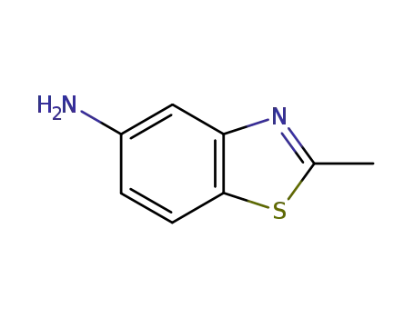 Molecular Structure of 13382-43-9 (5-AMINO-2-METHYLBENZOTHIAZOLE)