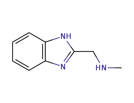 Molecular Structure of 98997-01-4 ((1H-BENZOIMIDAZOL-2-YLMETHYL)-METHYL-AMINE)