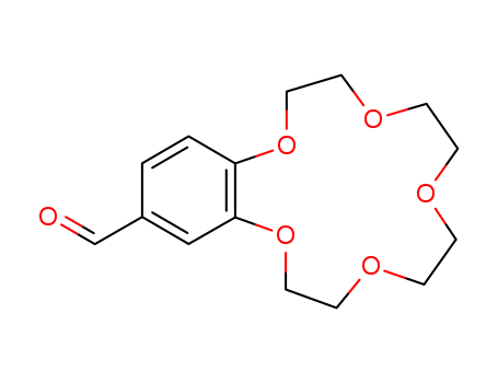 60835-73-6,4'-FORMYLBENZO-15-CROWN 5-ETHER,15-Formyl-2,3,5,6,8,9,11,12-octahydro-1,4,7,10,13-benzopentaoxacyclopentadecine;15-Formylbenzo[15-crown-5]; 4-Formylbenzo-15-crown-5;4'-Formylbenzo-15-crown-5; 4'-Formylbenzo-15-crown-5 ether; NSC 288923