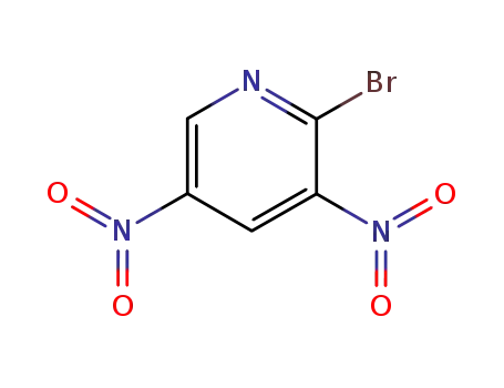 Molecular Structure of 16420-30-7 (2-BROMO-3,5-DINITROPYRIDINE)