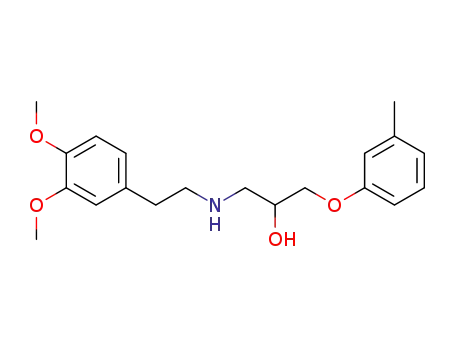 Molecular Structure of 59170-23-9 (Bevantolol)