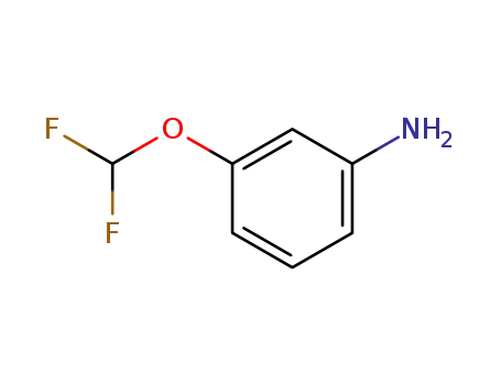 Molecular Structure of 22236-08-4 (3-(Difluoromethoxy)aniline)