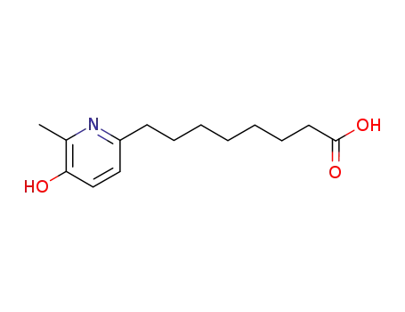 Molecular Structure of 501-18-8 (2-Pyridineoctanoic acid,5-hydroxy-6-methyl- )