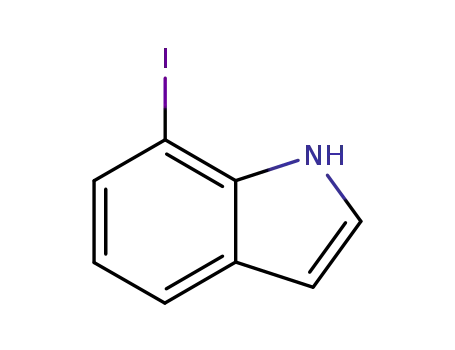 Molecular Structure of 89976-15-8 (7-Iodoindole)