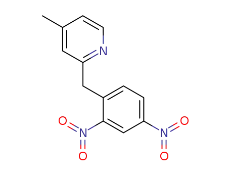 Pyridine, 2-[(2,4-dinitrophenyl)methyl]-4-methyl-
