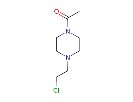 Molecular Structure of 54504-51-7 (1-acetyl-4-(2-chloroethyl)piperazine)