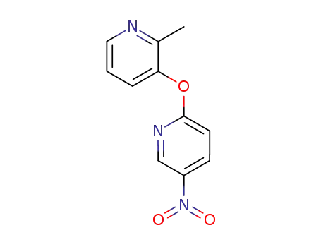 Molecular Structure of 200940-26-7 (3-(5-nitropyridin-2-yloxy)-2-methylpyridine)