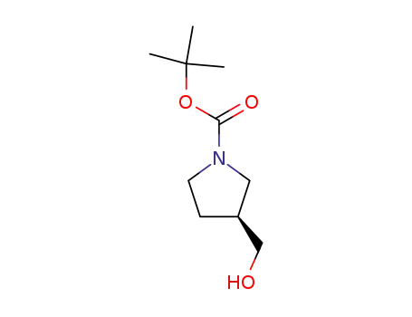 Molecular Structure of 199174-24-8 ((S)-3-HYDROXYMETHYL-PYRROLIDINE-1-CARBOXYLIC ACID TERT-BUTYL ESTER)