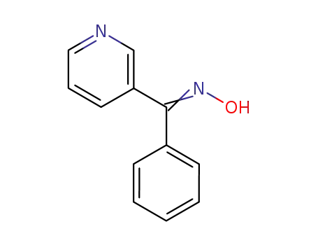 Molecular Structure of 59576-18-0 (Methanone, phenyl-3-pyridinyl-, oxime)