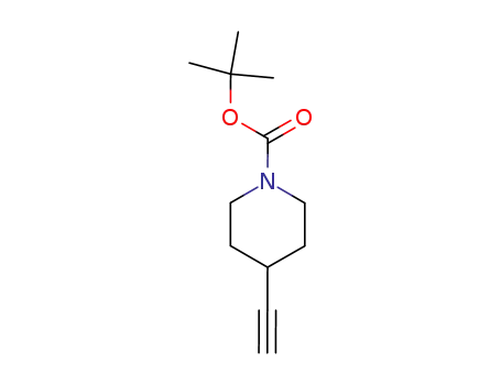 Molecular Structure of 287192-97-6 (1-Boc-4-ethynylpiperidine)
