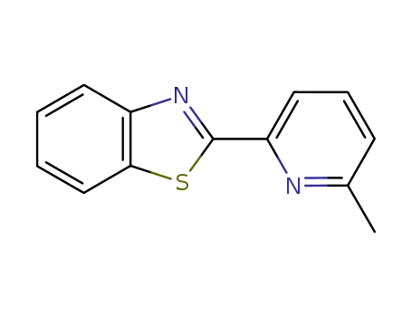Molecular Structure of 22201-26-9 (Benzothiazole, 2-(6-methyl-2-pyridinyl)-)