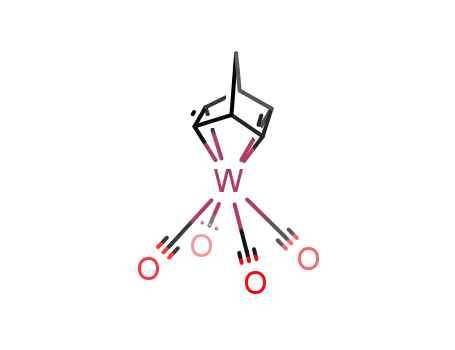 Molecular Structure of 12129-25-8 (Tungsten, [(2,3,5,6-h)-bicyclo[2.2.1]hepta-2,5-diene]tetracarbonyl-)