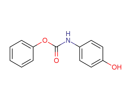Molecular Structure of 14235-95-1 (Carbamic acid, (4-hydroxyphenyl)-, phenyl ester)