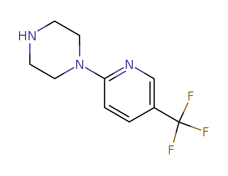 Molecular Structure of 132834-58-3 (1-[5-(Trifluoromethyl)pyridin-2-yl]piperazine)