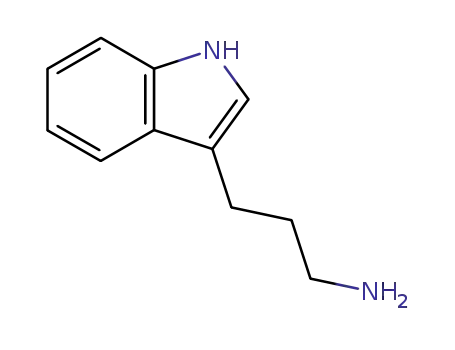 Molecular Structure of 6245-89-2 (1H-indole-3-propylamine)