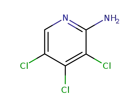 Molecular Structure of 55933-91-0 (2-AMINO-3,4,5-TRICHLOROPYRIDINE)
