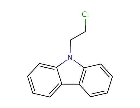 Molecular Structure of 1140-35-8 (9-(2-chloroethyl)-9H-carbazole)