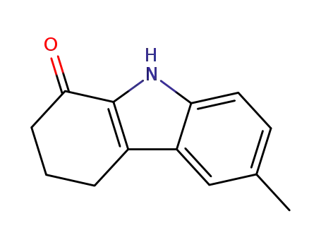 Molecular Structure of 3449-48-7 (6-Methyl-2,3,4,9-tetrahydro-carbazol-1-one)
