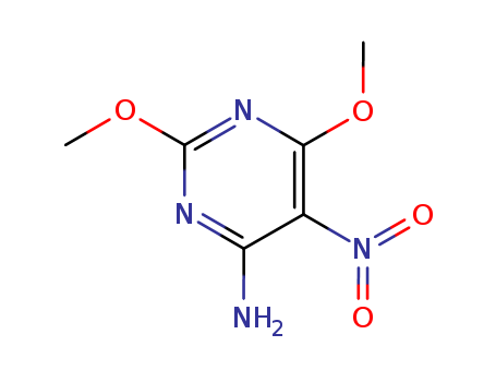4-Pyrimidinamine, 2, 6-dimethoxy-5-nitro-