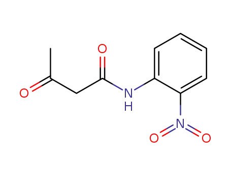 Molecular Structure of 90915-86-9 (N-(2-Nitrophenyl)-3-oxobutanamide)