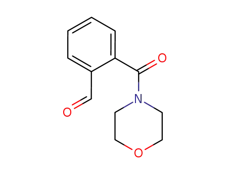 Molecular Structure of 84538-50-1 (Morpholine, 4-(2-formylbenzoyl)-)