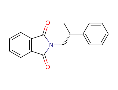 Molecular Structure of 112424-29-0 (1H-Isoindole-1,3(2H)-dione, 2-(2-phenylpropyl)-, (R)-)