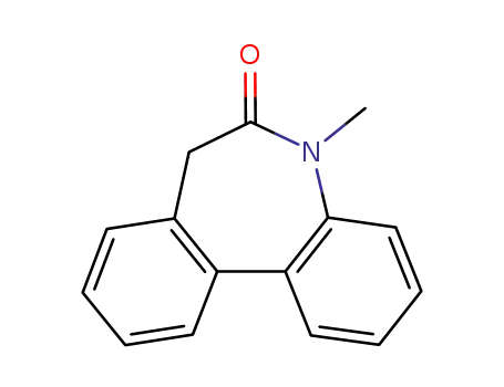 Molecular Structure of 209984-30-5 (6H-DIBENZ[B,D]AZEPIN-6-ONE, 5,7-DIHYDRO-5-METHYL-)