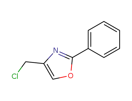 Molecular Structure of 30494-97-4 (4-Chloromethyl-2-phenyl-oxazole)