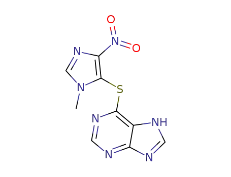 Molecular Structure of 446-86-6 (Azathioprine)