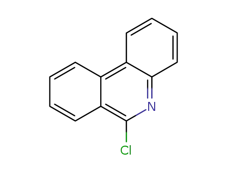 Molecular Structure of 15679-03-5 (6-chlorophenanthridine)