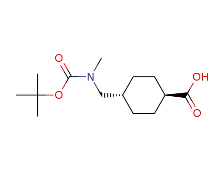 Molecular Structure of 165947-29-5 (BOC-N-METHYL-TRANEXAMIC ACID)