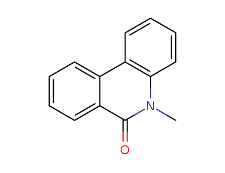 Molecular Structure of 4594-73-4 (6(5H)-Phenanthridinone,5-methyl-(7CI,8CI,9CI))
